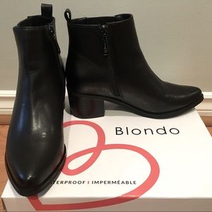 Blondo Elvina Waterproof boots in black leather